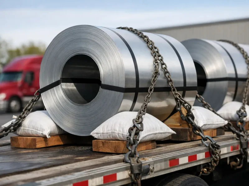 Load Securement for Steel Coils That Holds