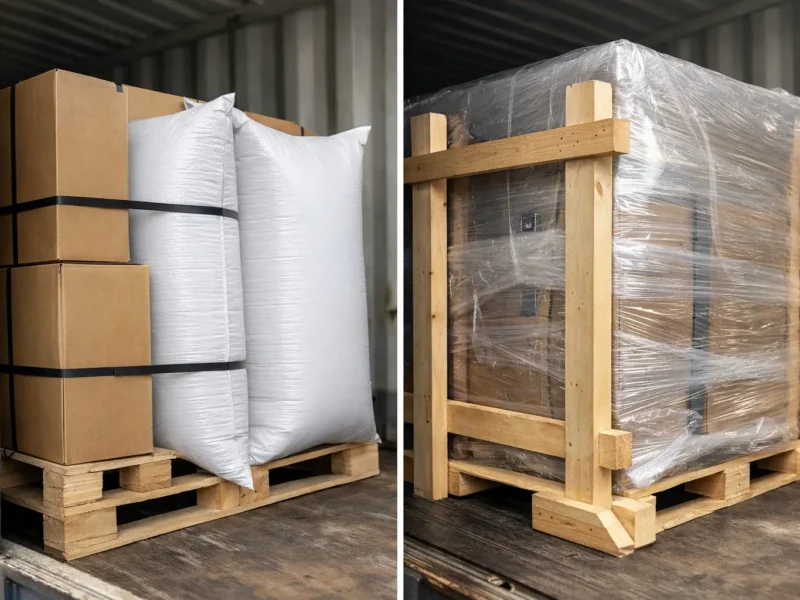 Cargo Airbags vs Wood Blocking
