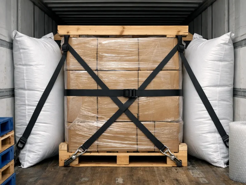 How to Brace Palletized Freight for Safe Transit